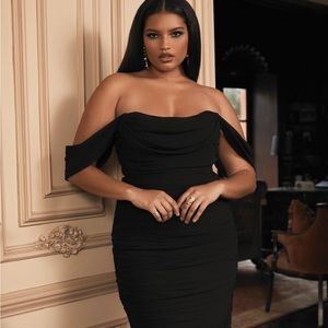 House of cb black carlotta L+